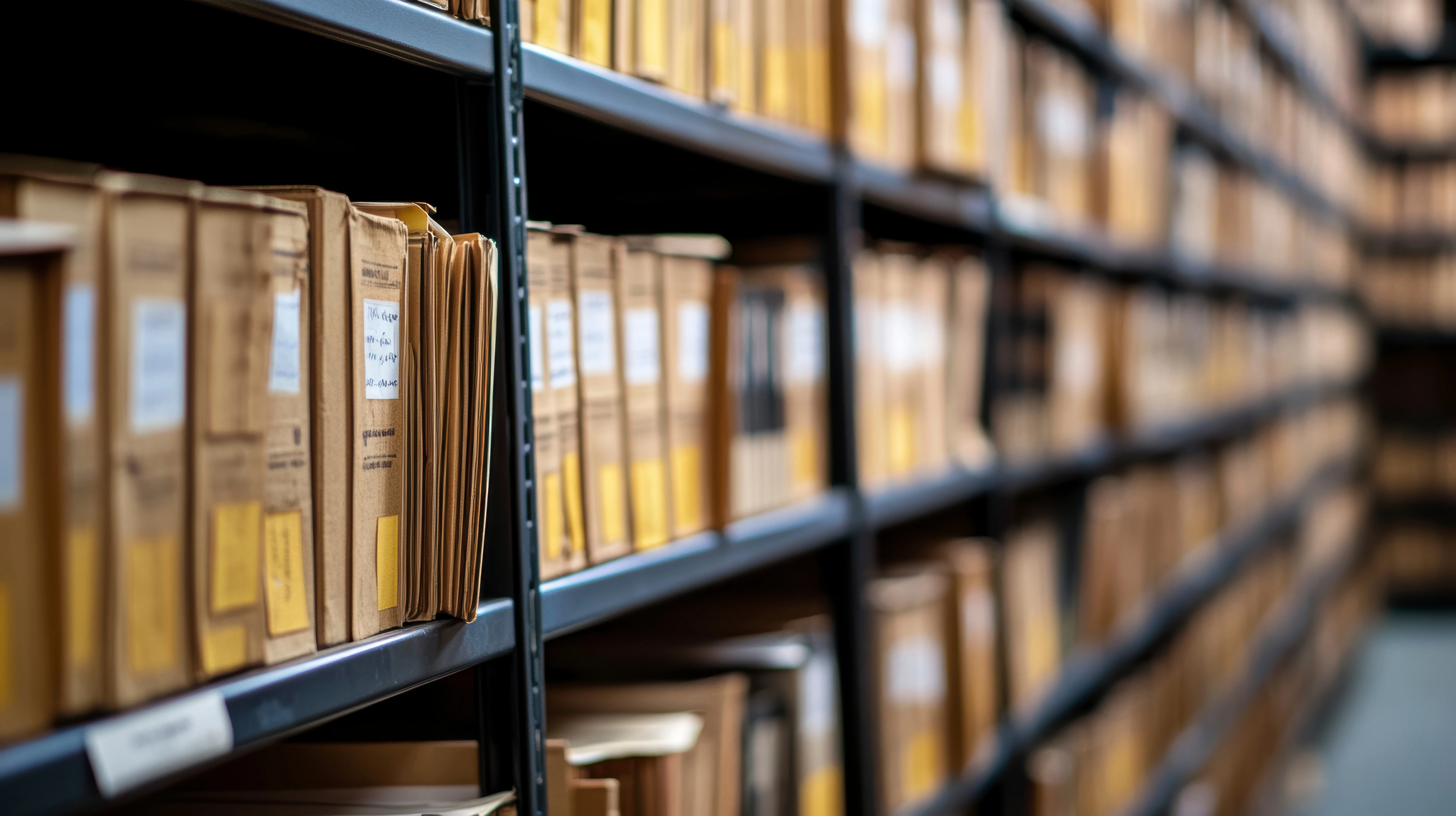 Image bannière stockage d'archives